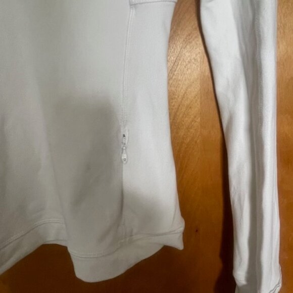 White 1/4 Zip- Rulu - Picture 4 of 5